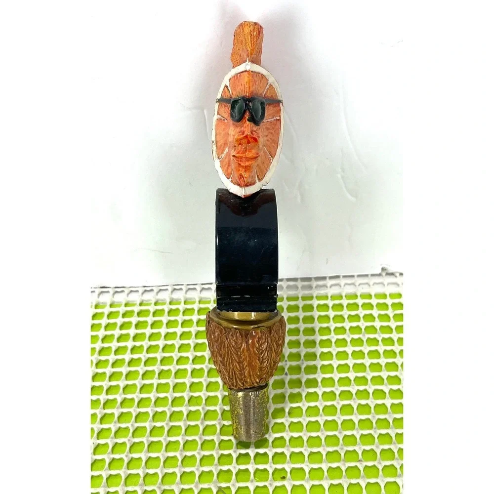Shock Top Belgian White Beer‎ Tap Handle Orange Wedge Mascot